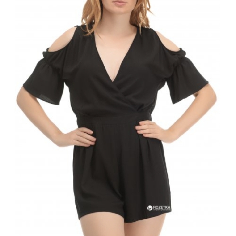 Zara Basic Cold Shoulder Flare Sleeves Romper - image 3